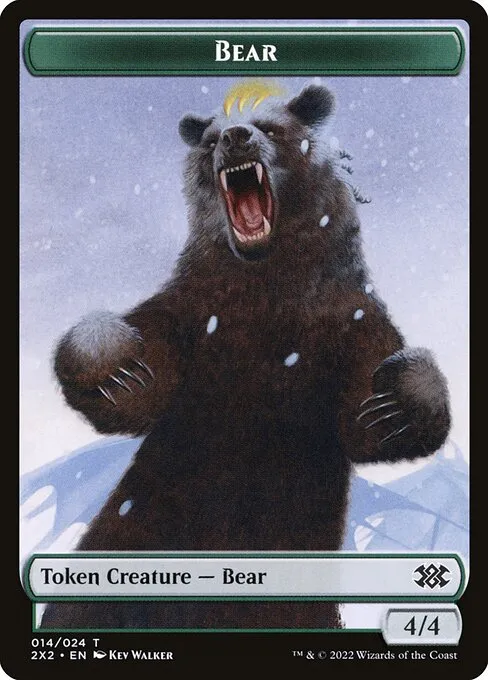 Bear · Double Masters 2022 Tokens 14/24