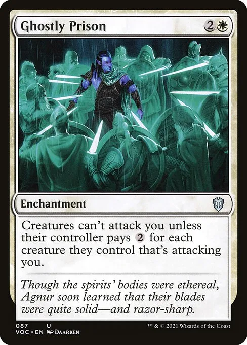 Ghostly Prison · Crimson Vow Commander 87/188