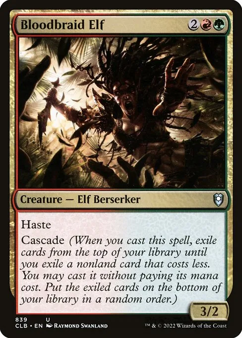 Bloodbraid Elf · Commander Legends: Battle for Baldur's Gate 839/936
