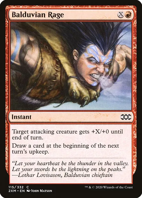 Balduvian Rage · Double Masters 115/384