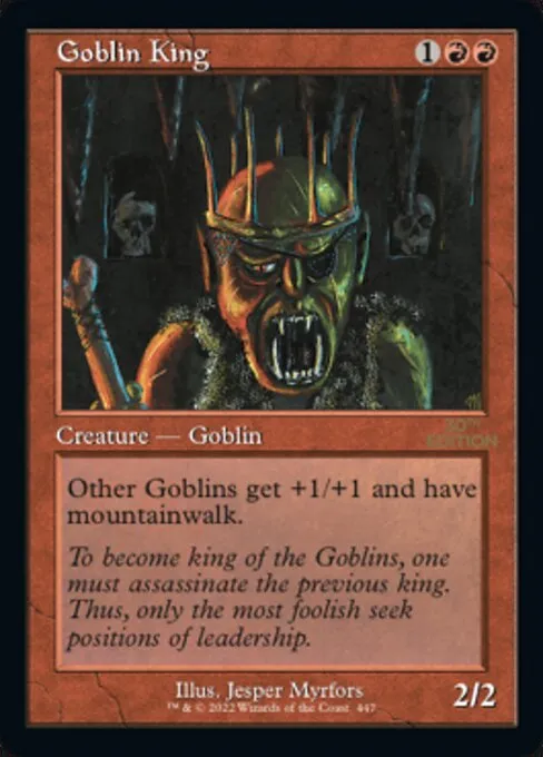 Goblin King · 30th Anniversary Edition 447/594