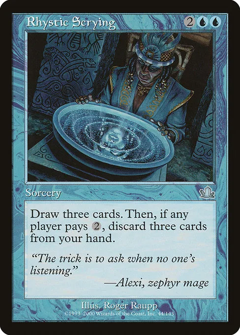 Rhystic Scrying · Prophecy 44/144