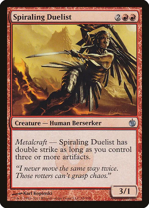 Spiraling Duelist · Mirrodin Besieged 76/155