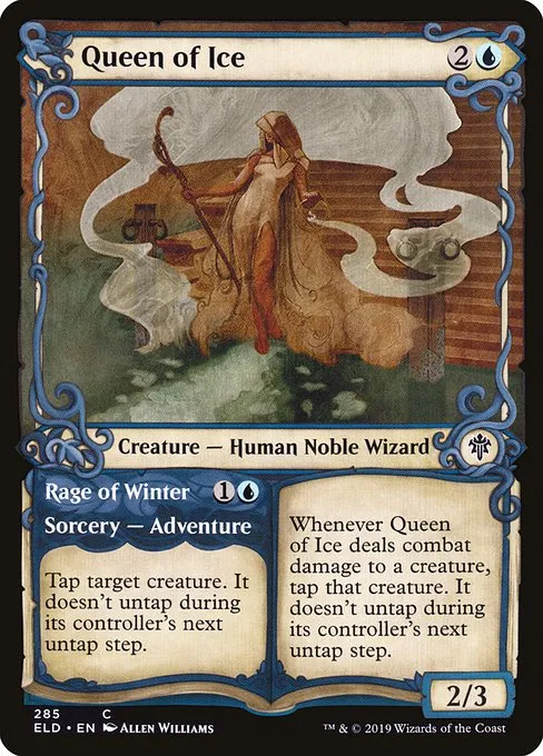 Queen of Ice // Rage of Winter · Throne of Eldraine 285/398