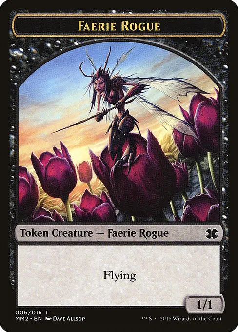 Faerie Rogue · Modern Masters 2015 Tokens 6/16