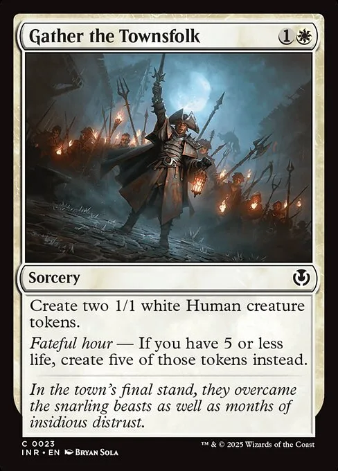 Gather the Townsfolk · Innistrad Remastered 23/495