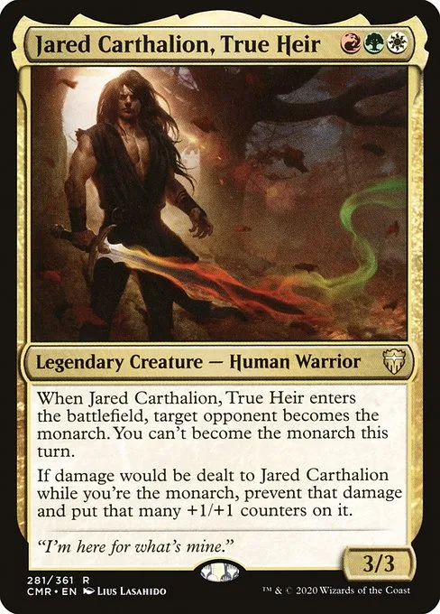 Jared Carthalion, True Heir · Commander Legends 281/718