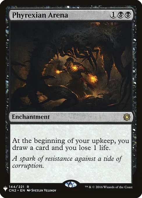 Phyrexian Arena · The List CN2-144/5050