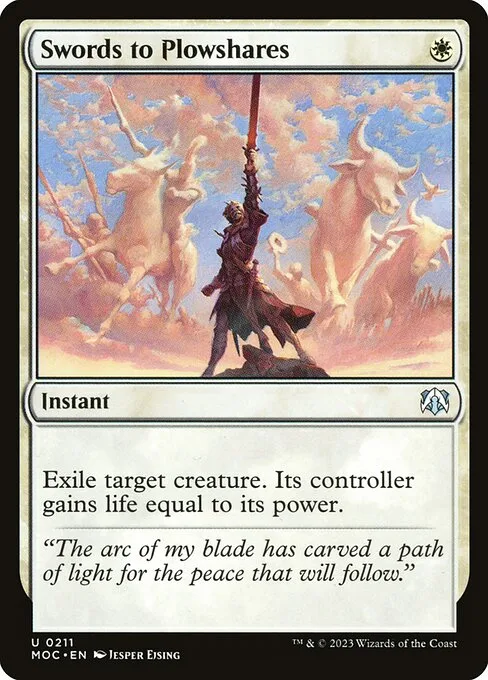 Swords to Plowshares · March of the Machine Commander 211/450
