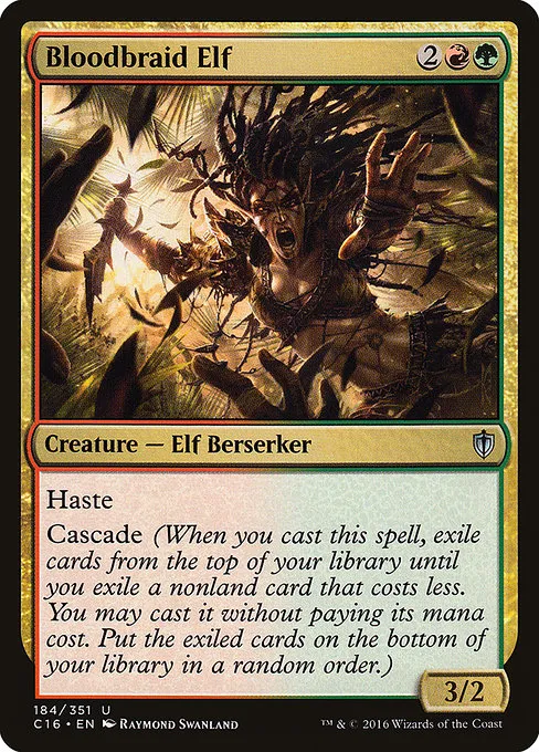 Bloodbraid Elf · Commander 2016 184/351
