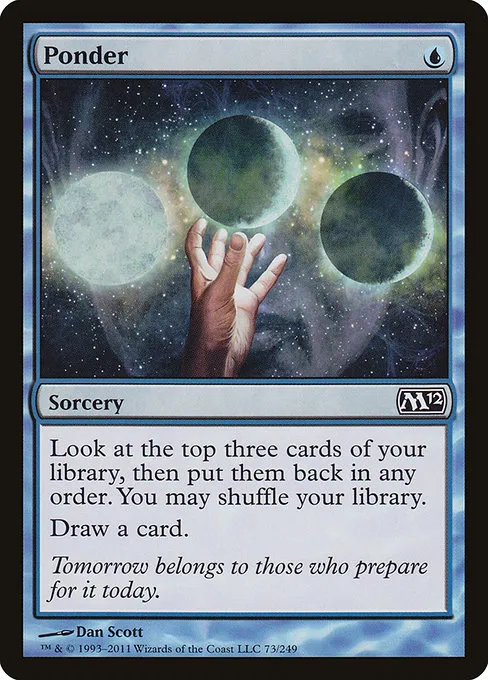 Ponder · Magic 2012 73/249