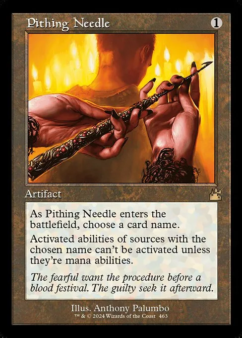 Pithing Needle · Ravnica Remastered 463/531