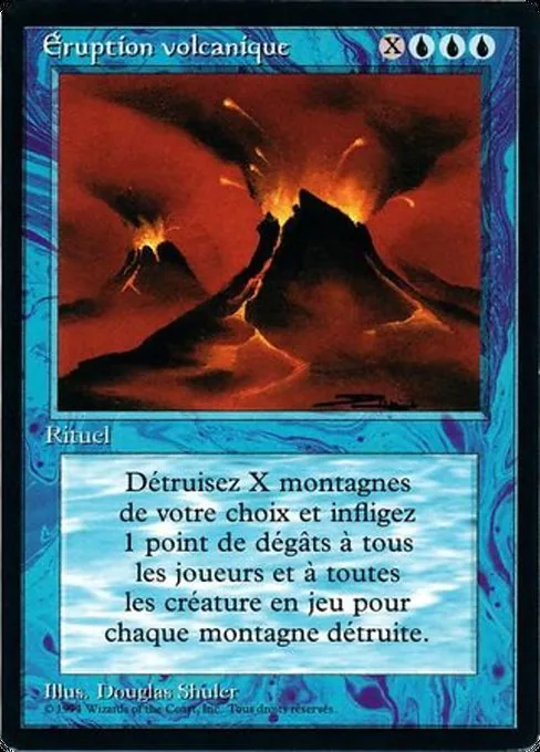 Volcanic Eruption · Foreign Black Border 89/307