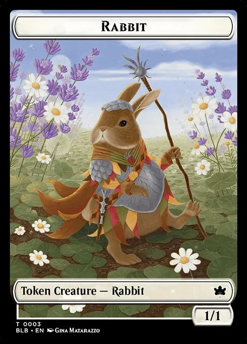 Rabbit · Bloomburrow Tokens 3/30