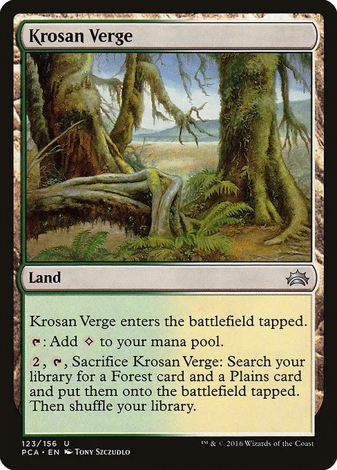 Krosan Verge · Planechase Anthology 123/156