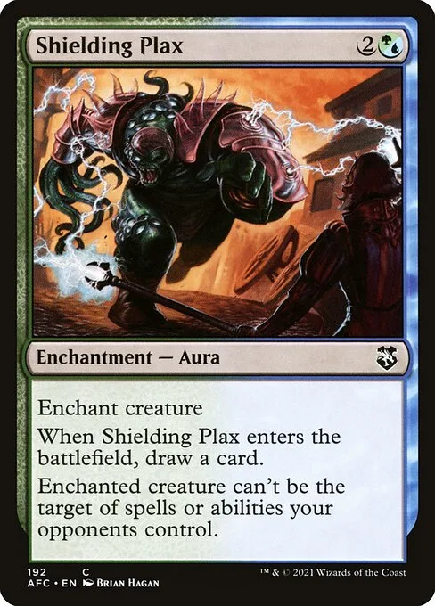 Shielding Plax · Forgotten Realms Commander 192/331