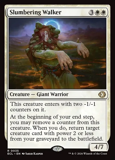 Slumbering Walker · Lorwyn Eclipsed 35/408