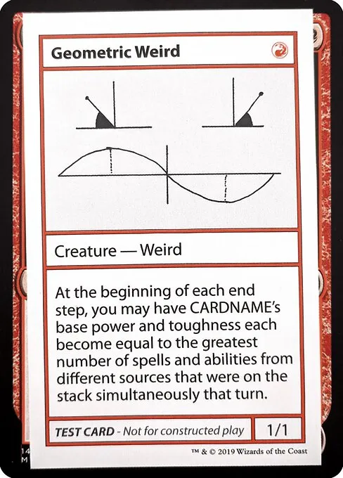 Geometric Weird · Mystery Booster Playtest Cards 2021 69/121