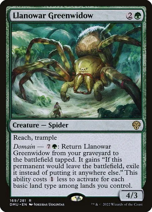 Llanowar Greenwidow · Dominaria United 169/453