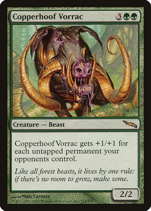 Copperhoof Vorrac · Mirrodin 116/306