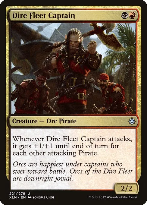Dire Fleet Captain · Ixalan 221/289