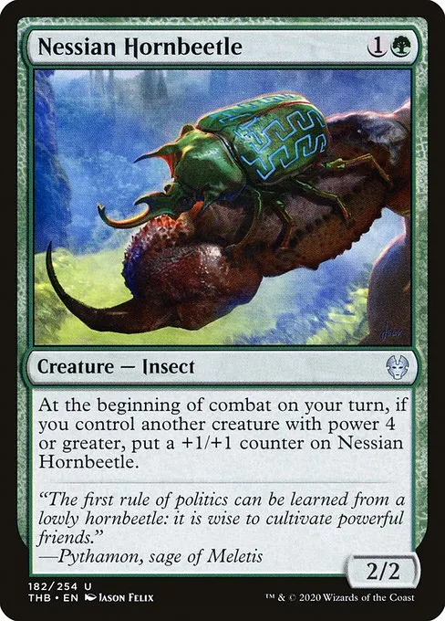 Nessian Hornbeetle · Theros Beyond Death 182/358
