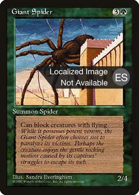 Giant Spider · Fourth Edition Foreign Black Border 249/378