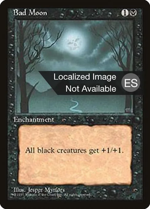 Bad Moon · Fourth Edition Foreign Black Border 120/378