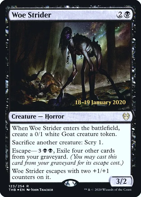 Woe Strider · Theros Beyond Death Promos 123s/137