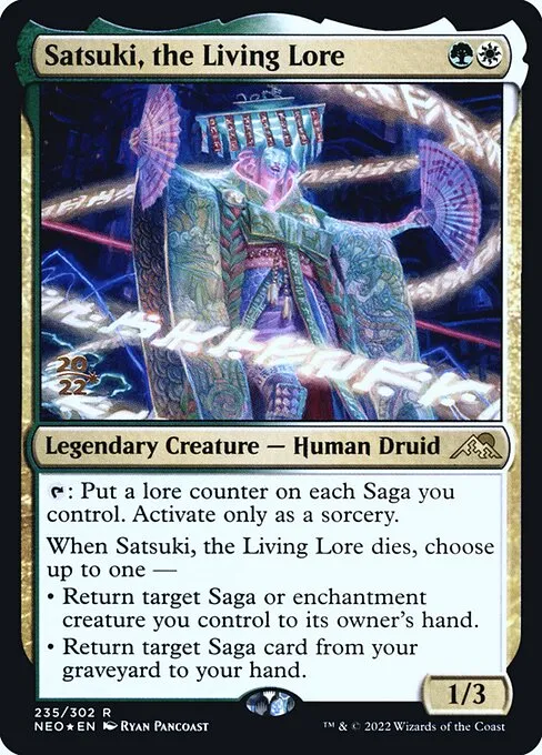Satsuki, the Living Lore · Kamigawa: Neon Dynasty Promos 235s/148