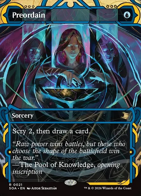 Preordain · Secrets of Strixhaven Mystical Archive 21/195
