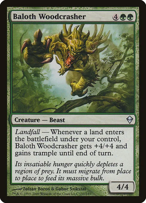 Baloth Woodcrasher · Zendikar 157/269