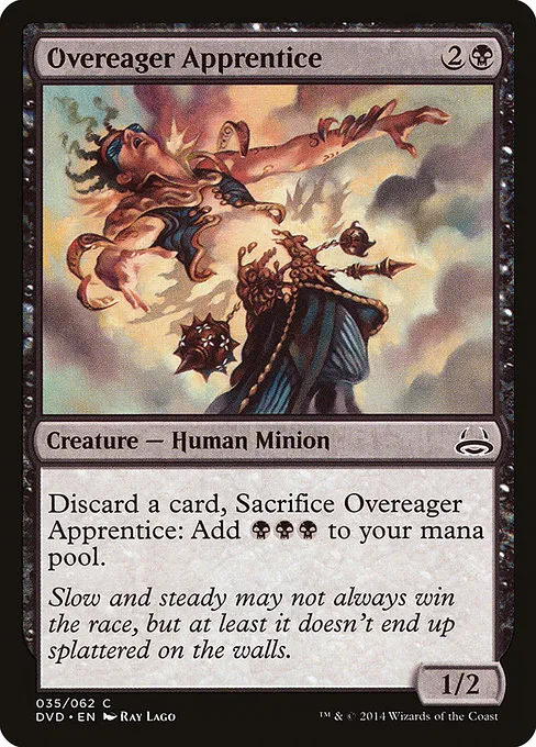 Overeager Apprentice · Duel Decks Anthology: Divine vs. Demonic 35/62