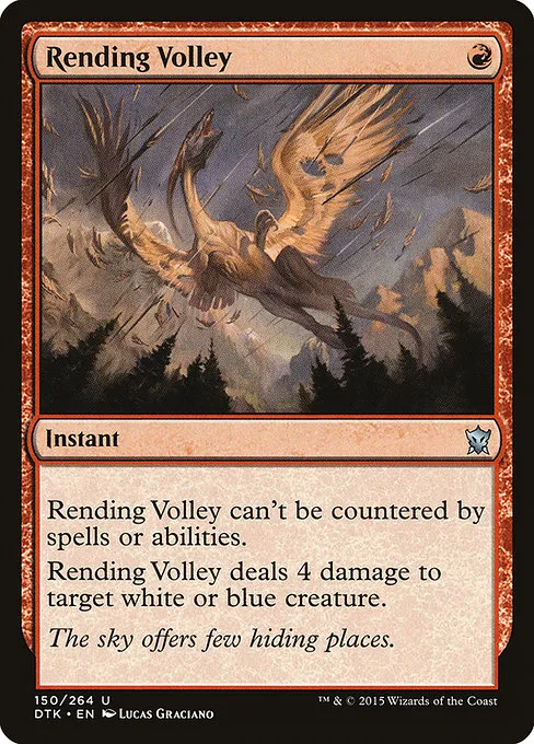 Rending Volley · Dragons of Tarkir 150/264