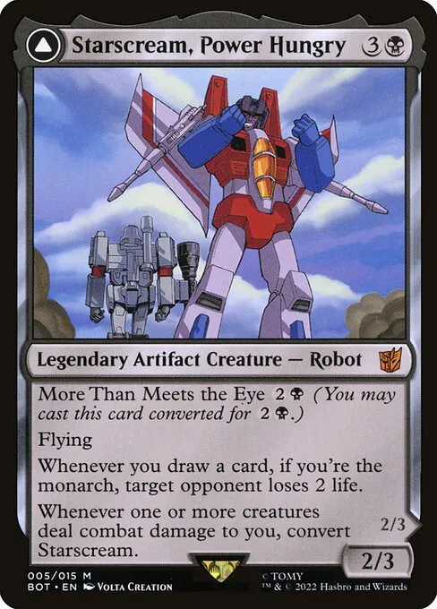 Starscream, Power Hungry // Starscream, Seeker Leader · Transformers 5/29