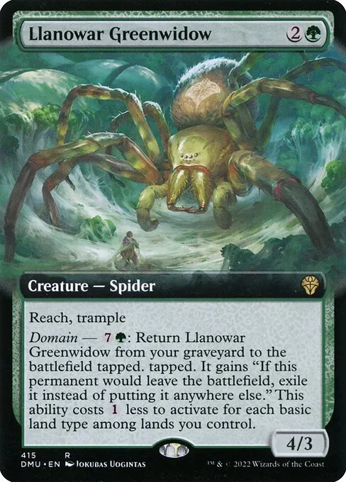 Llanowar Greenwidow · Dominaria United 415/453