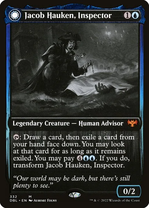 Jacob Hauken, Inspector // Hauken's Insight · Innistrad: Double Feature 332/535