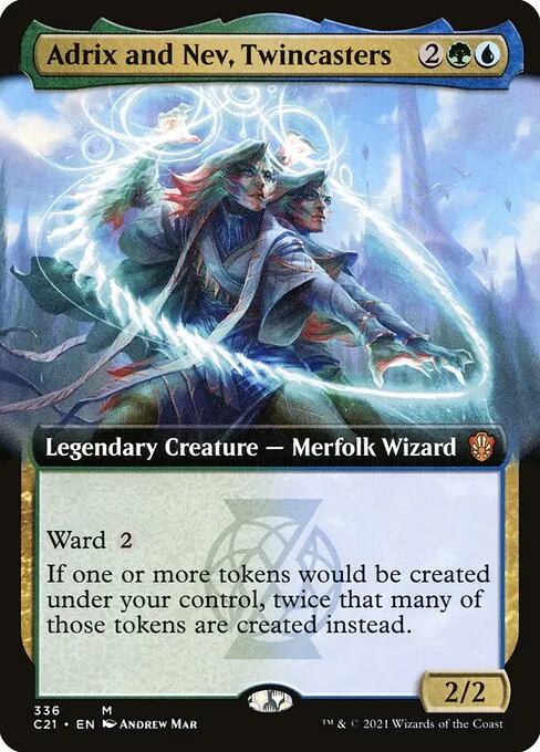 Adrix and Nev, Twincasters · Commander 2021 336/409