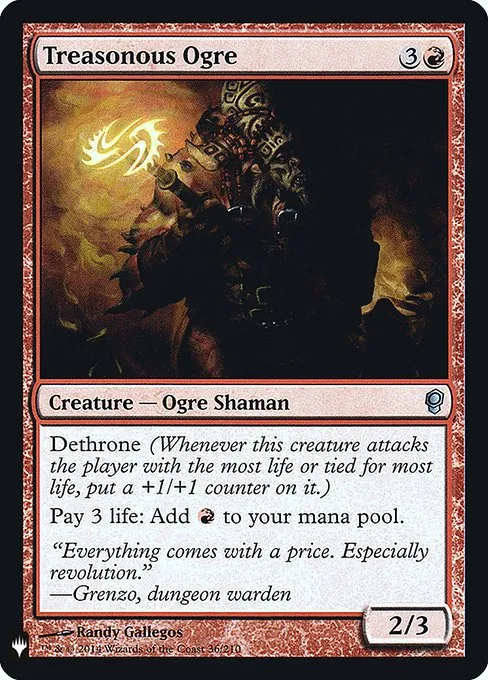 Treasonous Ogre · The List CNS-36/5050