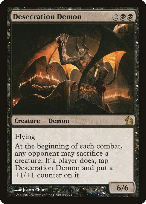 Desecration Demon · Return to Ravnica 63/274