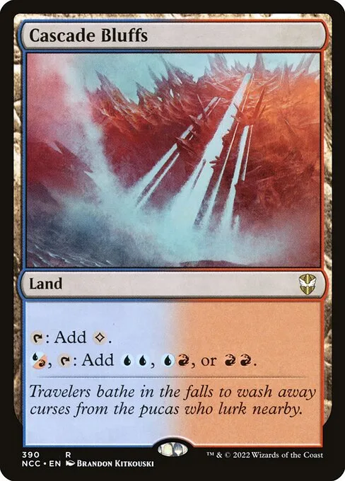 Cascade Bluffs · New Capenna Commander 390/447