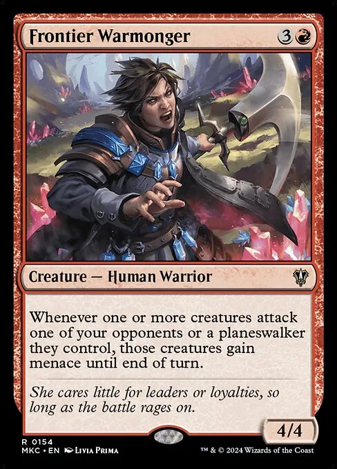 Frontier Warmonger · Murders at Karlov Manor Commander 154/358