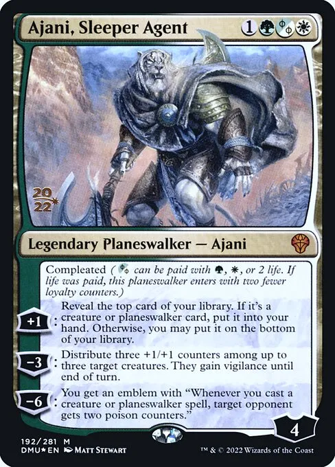 Ajani, Sleeper Agent · Dominaria United Promos 192s/161