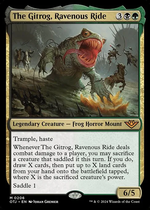 The Gitrog, Ravenous Ride · Outlaws of Thunder Junction 206/374