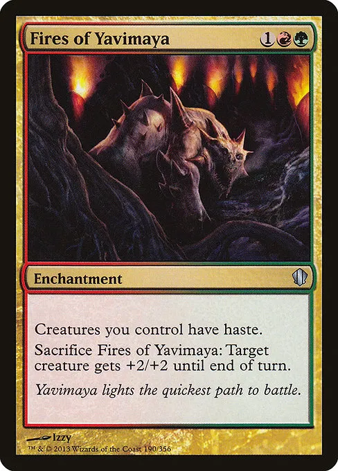 Fires of Yavimaya · Commander 2013 190/356