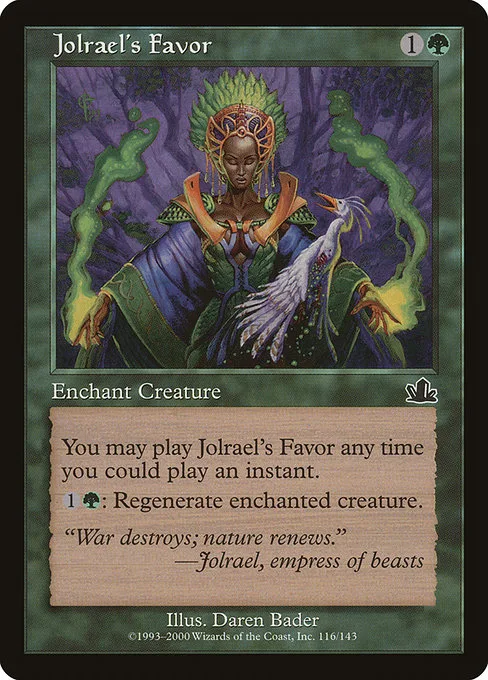 Jolrael's Favor · Prophecy 116/144