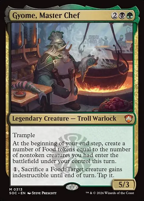 Gyome, Master Chef · Secrets of Strixhaven Commander 313/426