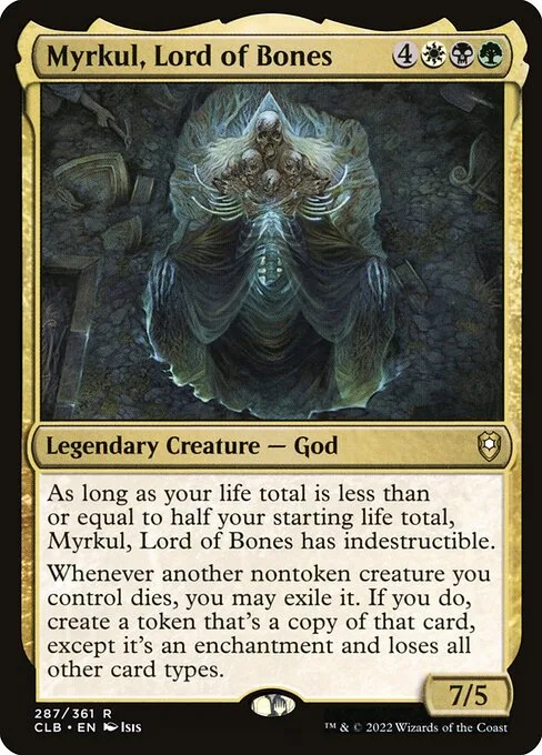 Myrkul, Lord of Bones · Commander Legends: Battle for Baldur's Gate 287/936