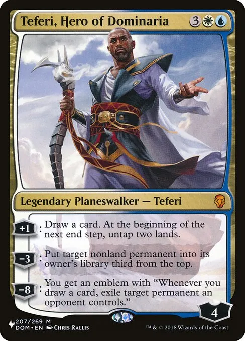 Teferi, Hero of Dominaria · The List DOM-207/5050