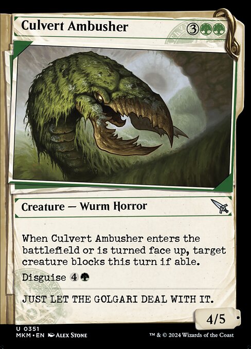 Culvert Ambusher · Murders at Karlov Manor 351/451